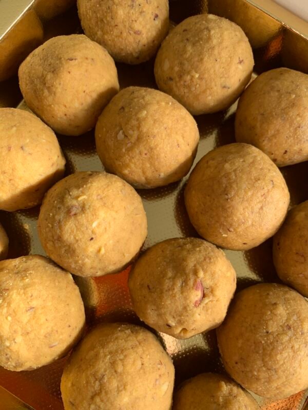 Roasted Chana Ladoo with Almonds - Image 2